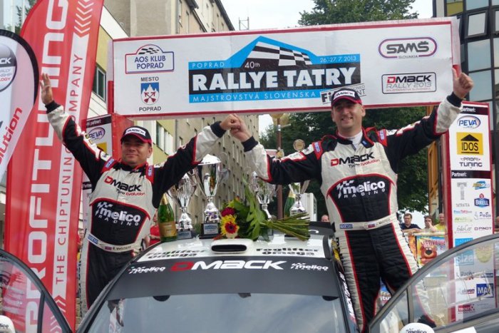 Ilustračný obrázok k článku Melichárek vyhral jubilejnú Rallye Tatry. Dostal sa aj do čela MSR