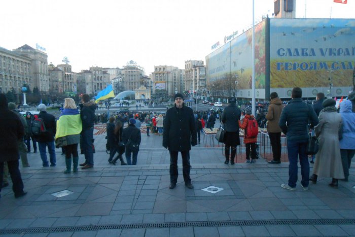 Ilustračný obrázok k článku Objektívom Popradčana: Kyjev si pripomínal obete z Majdanu spred roka