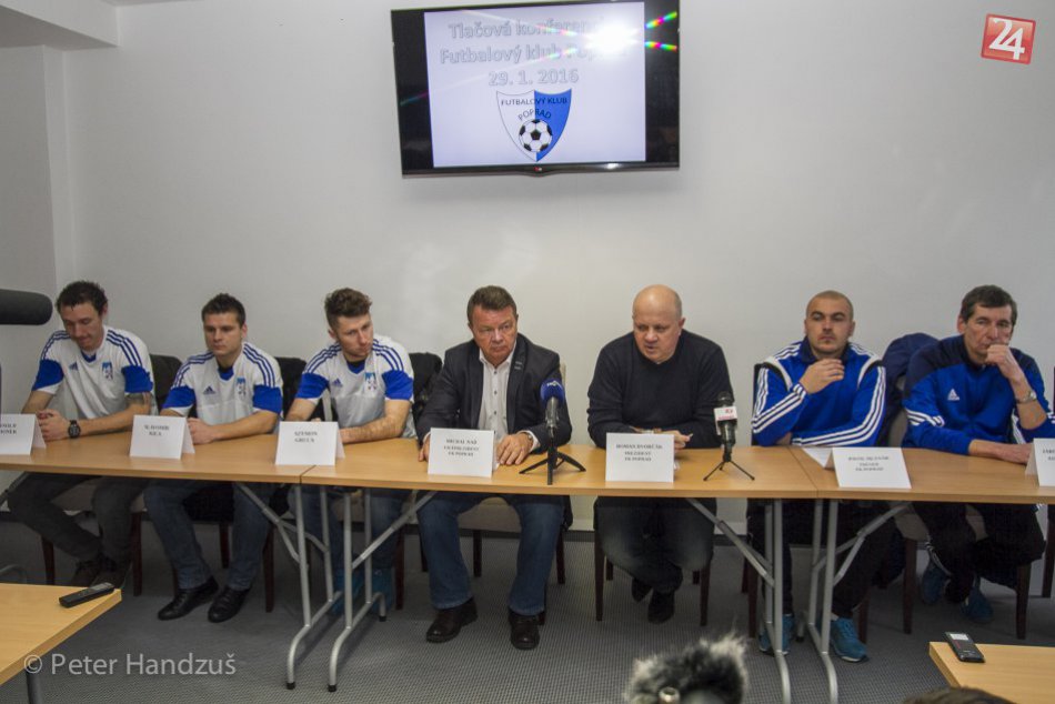 Tlačová konferencia FK Poprad 29.1.2016
