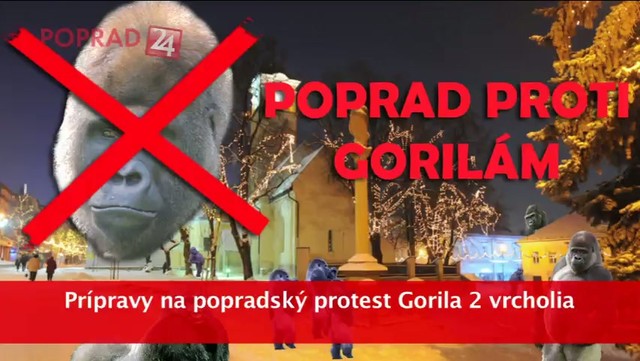 Prípravy na popradský protest Gorila 2 vrcholia