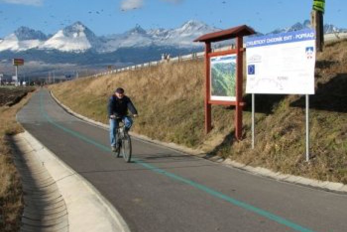 Ilustračný obrázok k článku Možnosti cykloturistiky sa rozšíria. Poprad plánuje cyklistické prepojenie s Veľkou Lomnicou