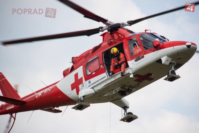 Ilustračný obrázok k článku Plno práce mali aj leteckí záchranári: Ich pomoc potreboval zranený poľský turista