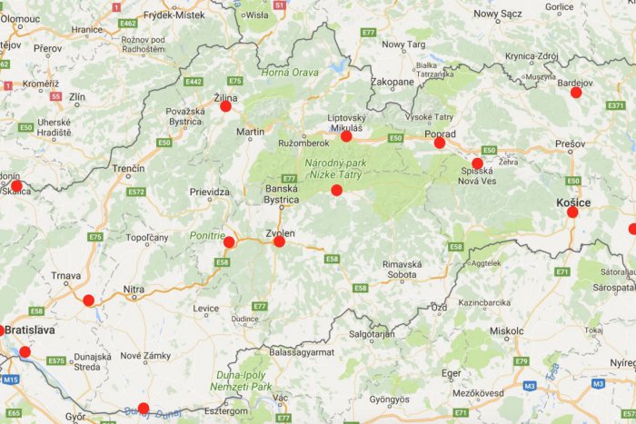 Ilustračný obrázok k článku Mapa druhej ligy: Kam všade budú cestovať futbalisti FK Poprad?