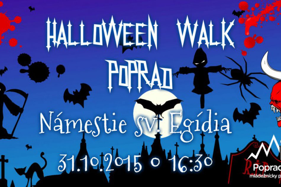 Prvý Halloweensky pochod mestom Poprad