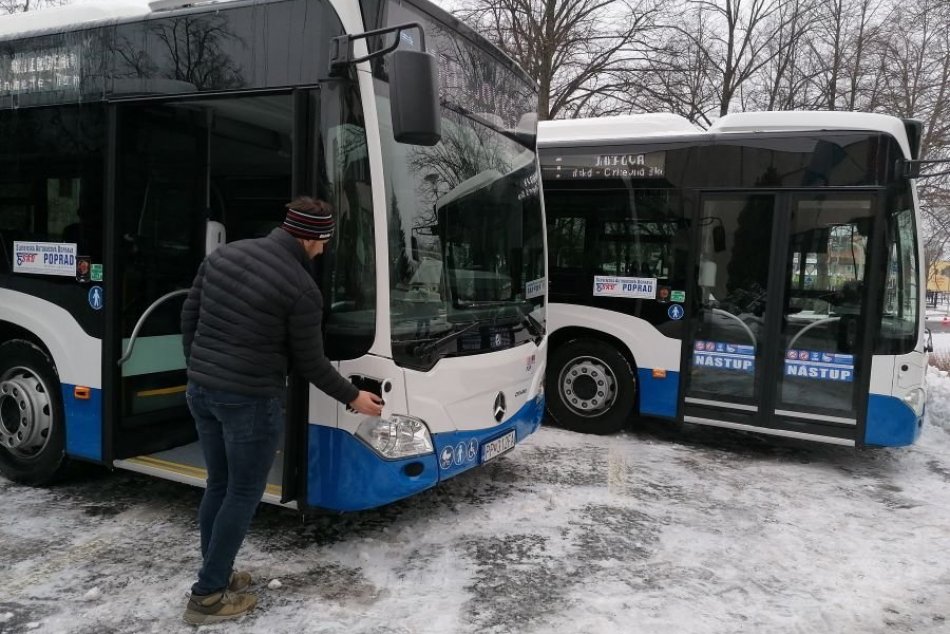 OBRAZOM: Nové autobusy MHD v Poprade